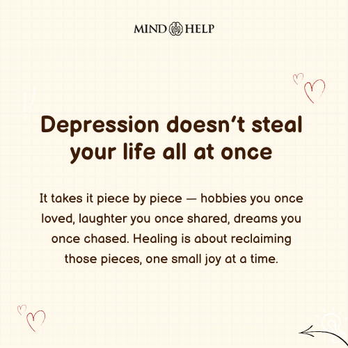 depression healing quote