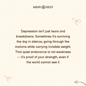 depression mental health quote