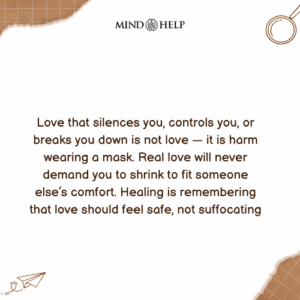 toxic love mental health quote