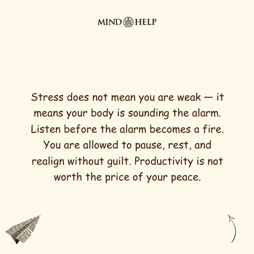 stress mental health quote