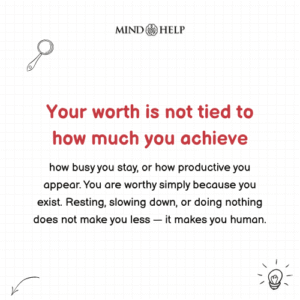 productivity and mental health quote