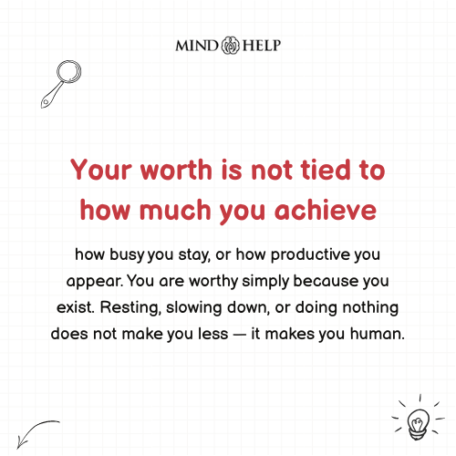 productivity and mental health quote