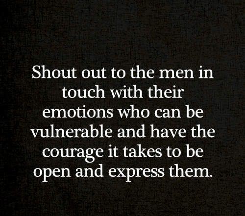 How Men Express Their Feelings