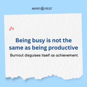 Busyness Is Not Productivity – Workplace Burnout Quote