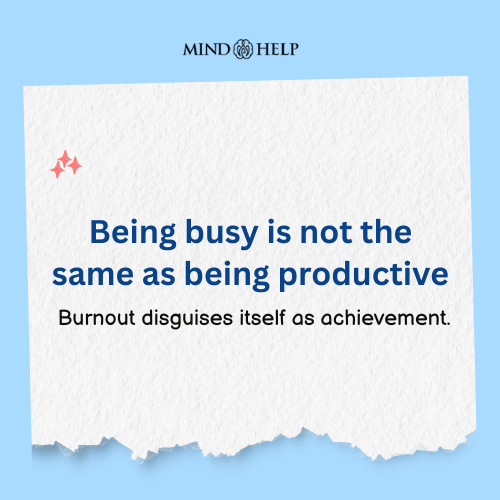 Busyness Is Not Productivity – Workplace Burnout Quote