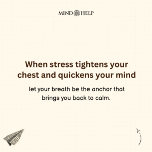 Stress Is a Reminder to Breathe – Mental Health Quote