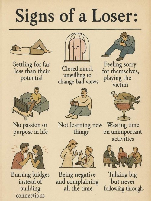 Signs Of A Loser Person