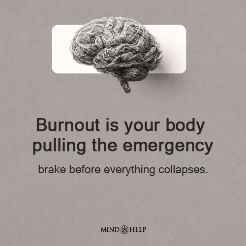 Burnout Is the Body’s Emergency Brake – Workplace Wellness Quote