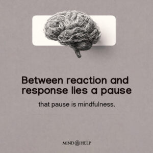 Mindfulness Is the Pause Between Reaction and Response – Mindfulness Quote