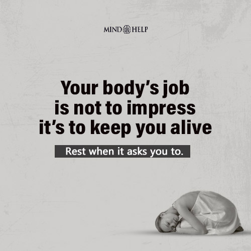 Your Body Deserves Rest, Not Constant Improvement – Body Image Self-Love Quote